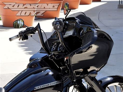 1 14"-diameter formed steel handlebars with chrome-plated or black finish. . 12in street glide 12 inch ape hangers